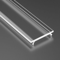 Capac dispersor transparent, pentru profil aluminiu 05-30-550 si 05-30-560, lungime 1m